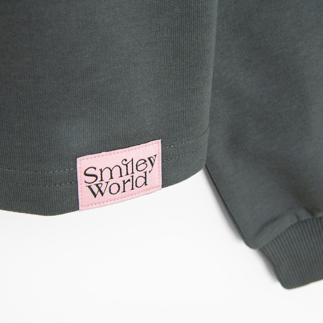 Блуза с дълъг ръкав SMILEY, цвят: Сив