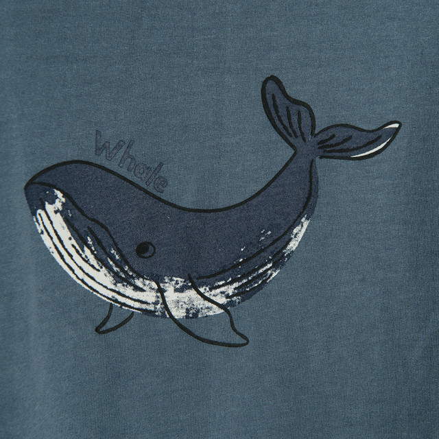 Блуза с дълъг ръкав, цвят: Син