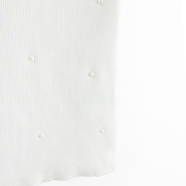 Блуза с къс ръкав, цвят: Бял