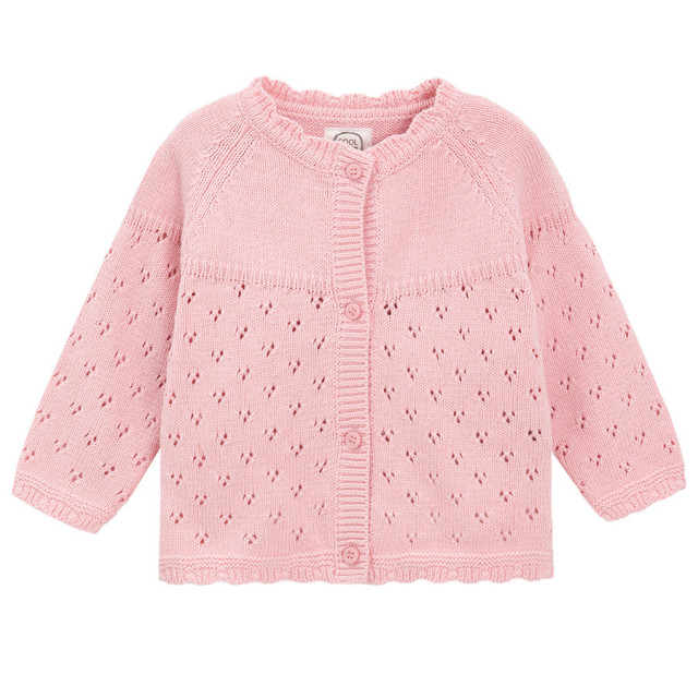 Жилетка, цвят: Светло розов