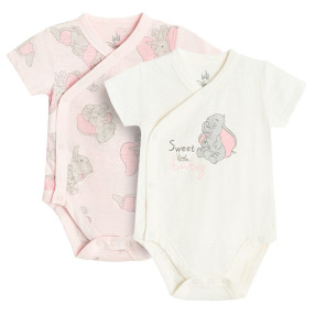 Боди с къс ръкав 2бр. DUMBO, цвят: Микс