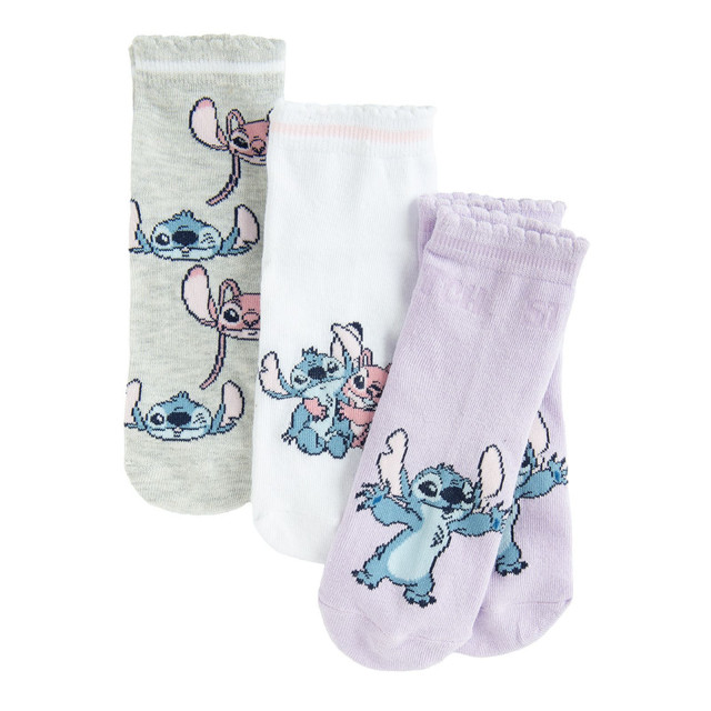 Чорапи 3бр. LILO & STITCH, цвят: Микс