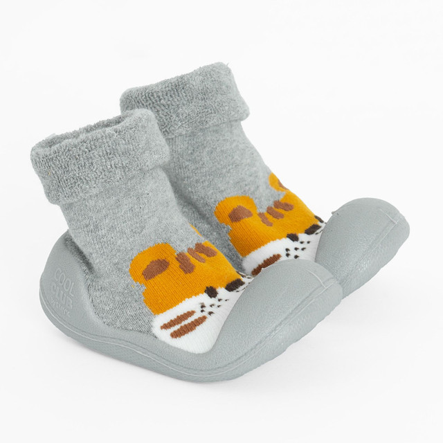 Пантофи, цвят: Сив