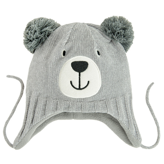 Шапка, цвят: Сив меланж