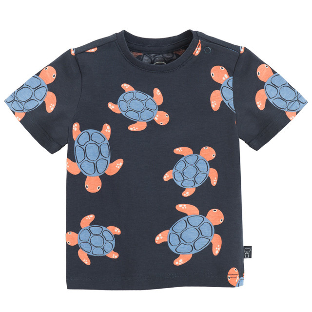 Тениска с къс ръкав, цвят: Морско син