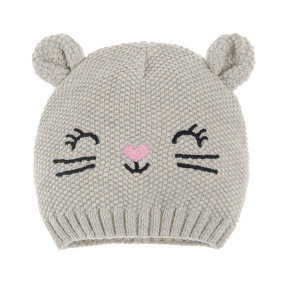 Шапка, цвят: Сив меланж