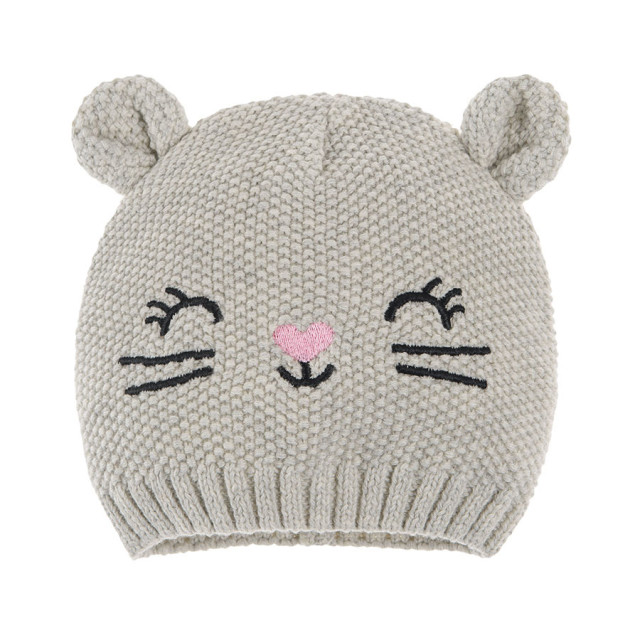 Шапка, цвят: Сив меланж