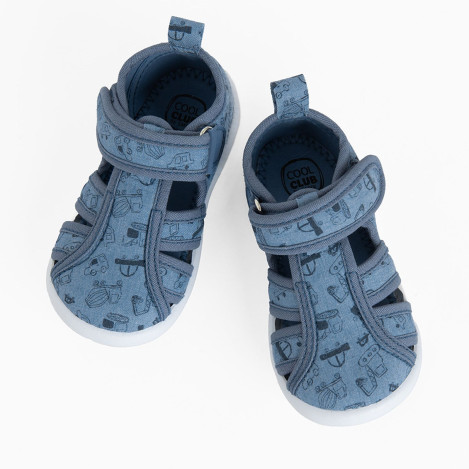 Пантофи, цвят: Син