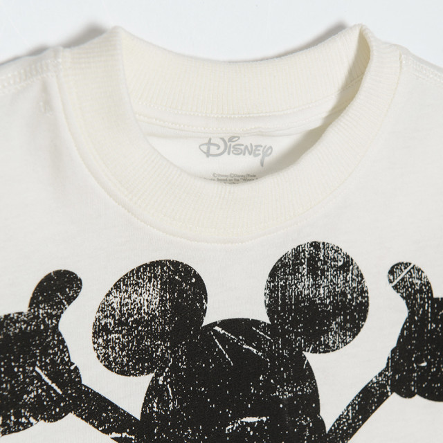 Тениска с къс ръкав MICKEY MOUSE, цвят: Бял