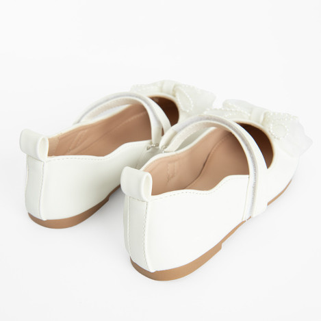 Балеринки, цвят: Бял