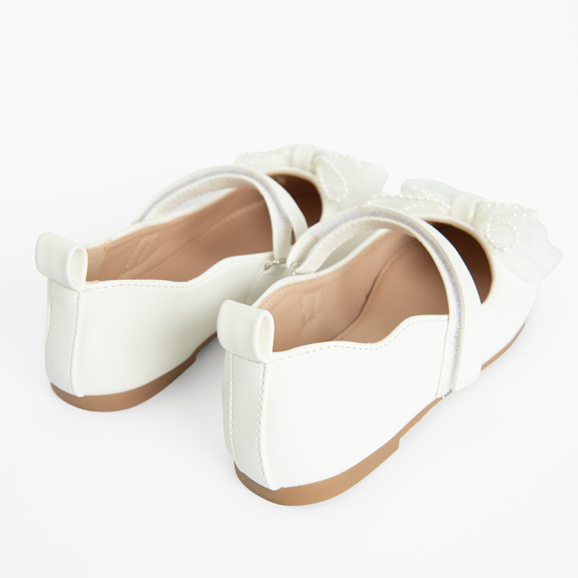 Балеринки, цвят: Бял
