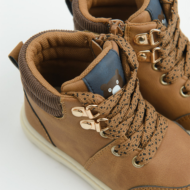 Високи обувки, цвят: Кафяв