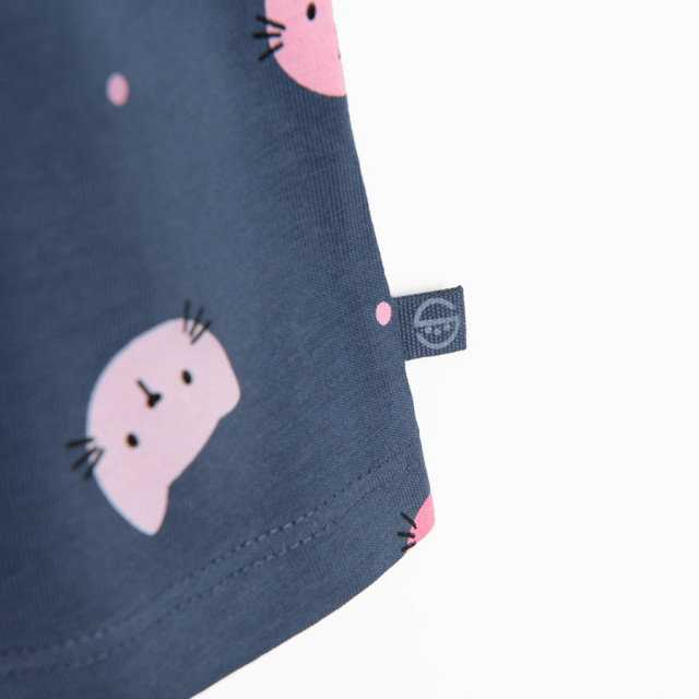 Рокля с дълъг ръкав, цвят: Морско син