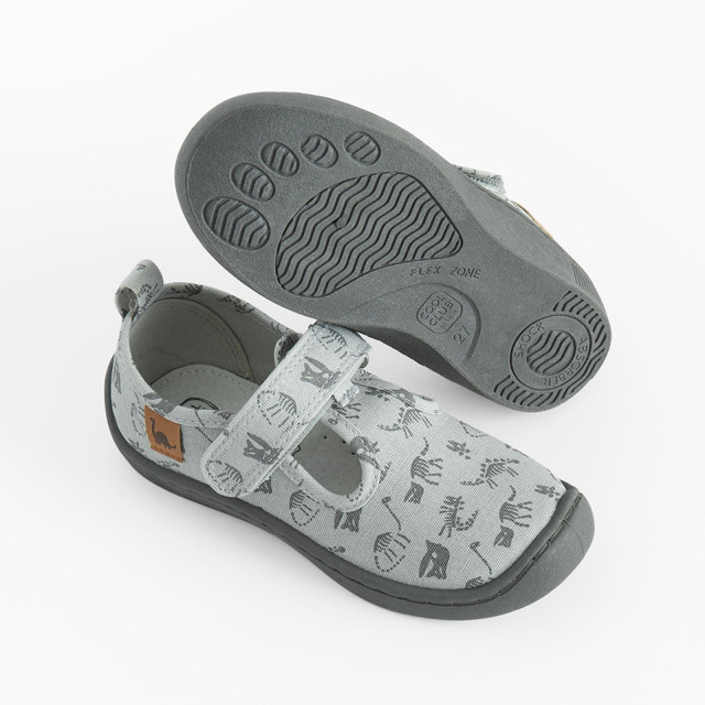 Пантофи, цвят: Сив