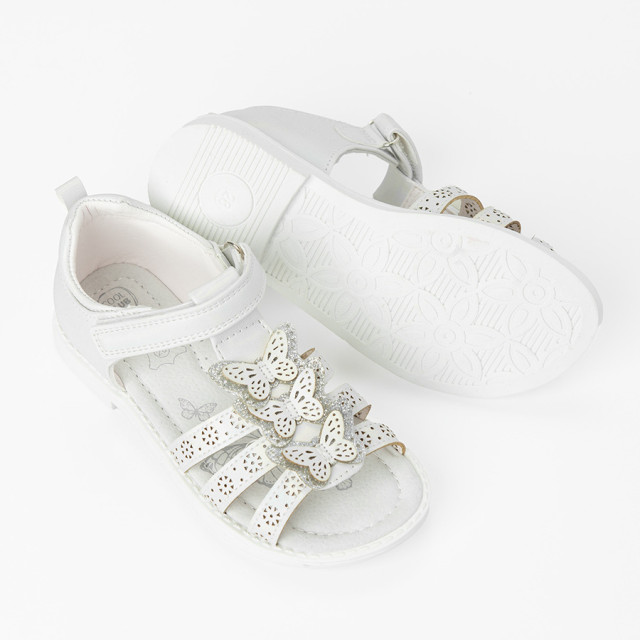 Сандали, цвят: Бял