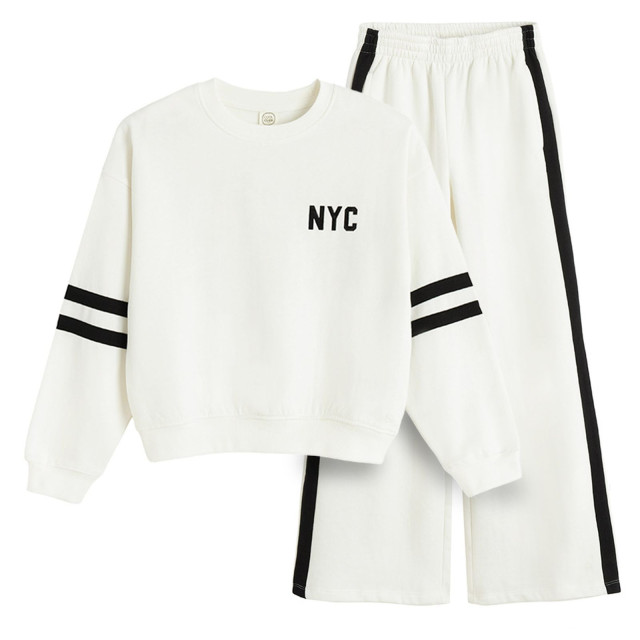 Спортен комплект 2бр., цвят: Бял