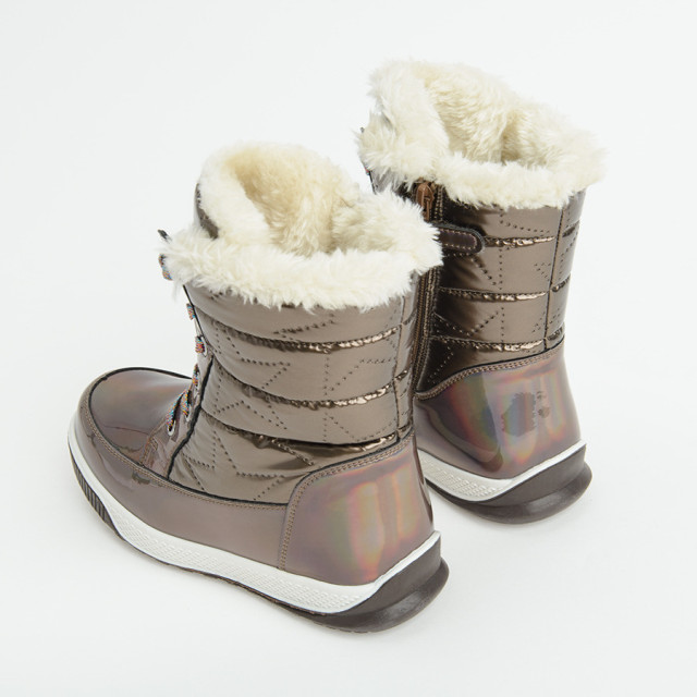 Ботуши, цвят: Бежов