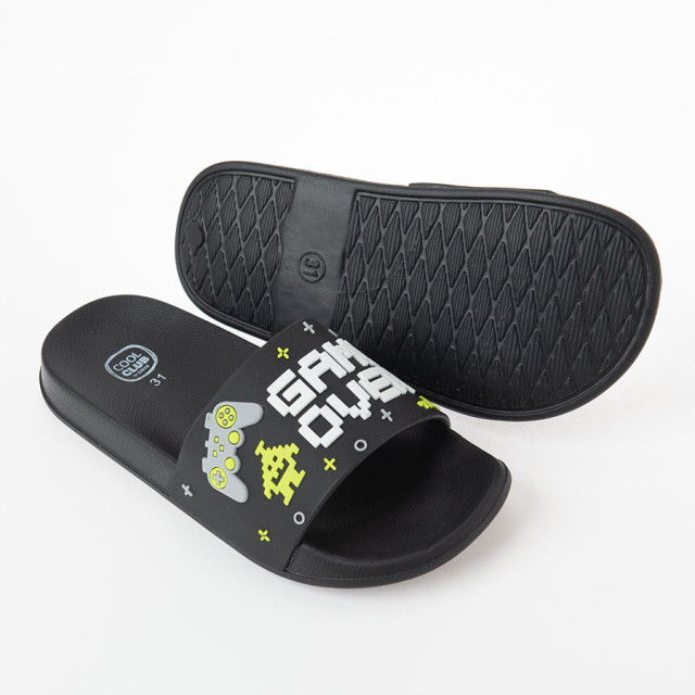 Плажни чехли, цвят: Черен