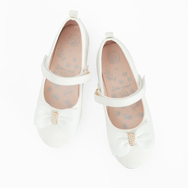 Балеринки, цвят: Бял
