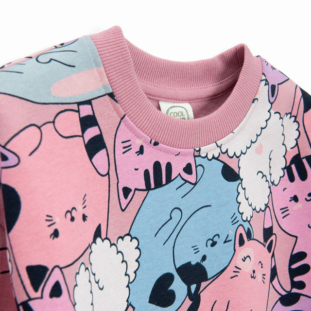 Блуза с дълъг ръкав, цвят: Микс