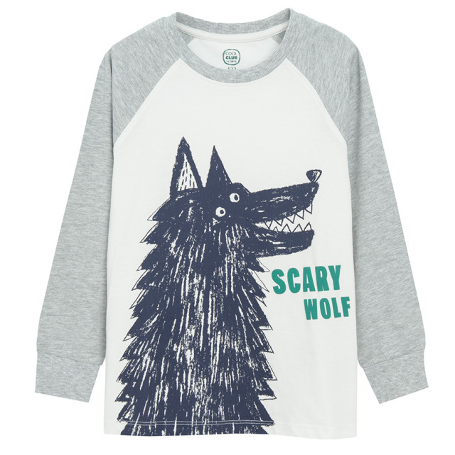 Блуза с дълъг ръкав, цвят: Микс