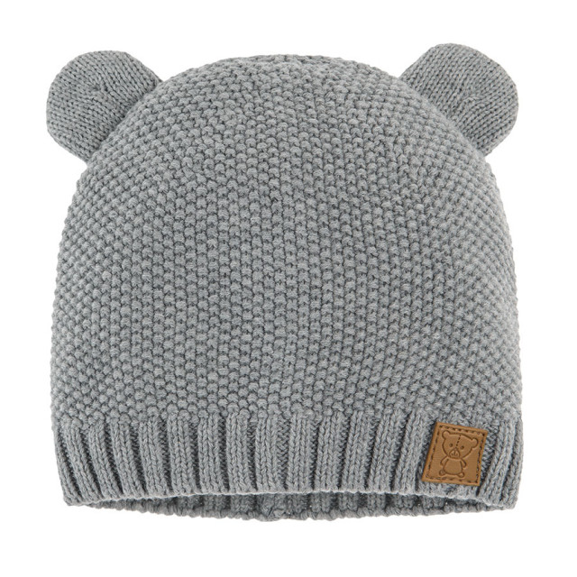 Шапка, цвят: Сив меланж