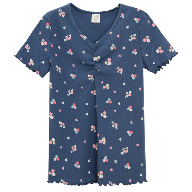 Тениска с къс ръкав, цвят: Морско син