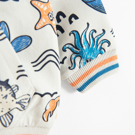 Риза с къс ръкав, цвят: Сив