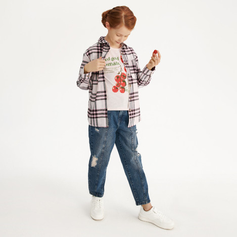 Панталони, цвят: Деним