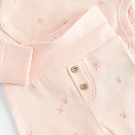 Комплект, цвят: Розов