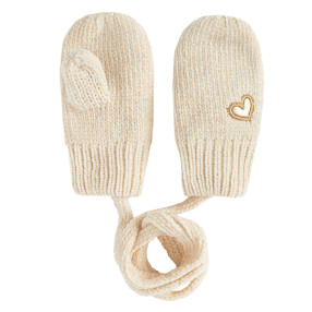 Ръкавици, цвят: Кремав