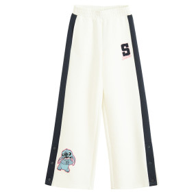 Спортен панталон LILO&STITCH, цвят: Бял