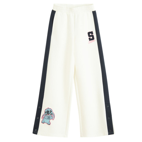 Спортен панталон LILO&STITCH, цвят: Бял