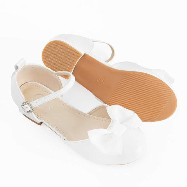 Балеринки, цвят: Бял