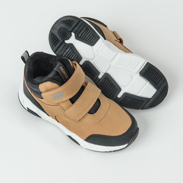 Високи обувки, цвят: Светло кафяв