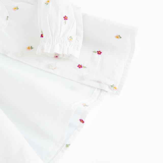 Блуза с дълъг ръкав, цвят: Кремав