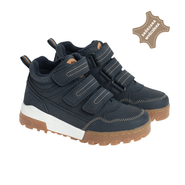 Високи обувки, цвят: Морско син