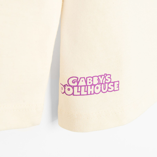 Тениска с дълъг ръкав GABBY’S DOLLHOUSE, цвят: Бял