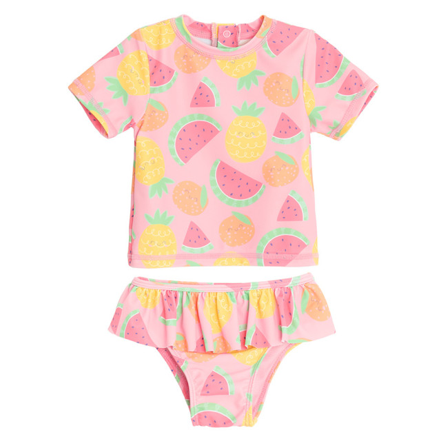 Бански костюми 2бр., цвят: Розов