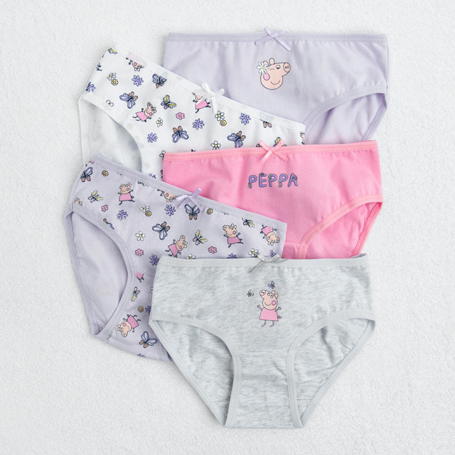 Бельо 5бр. PEPPA PIG, цвят: Микс