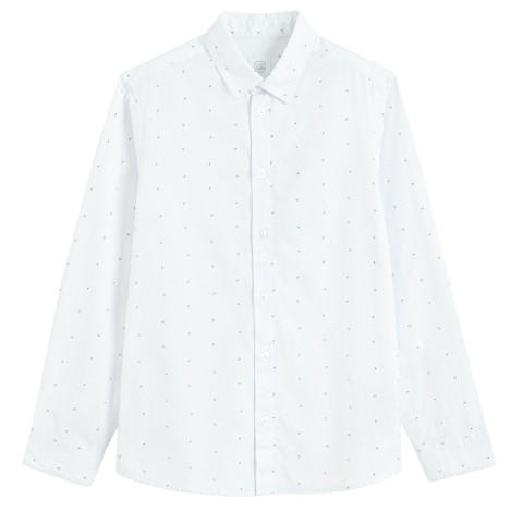 Риза с дълъг ръкав, цвят: Бял