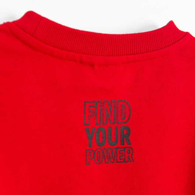 Блуза с дълъг ръкав MARVEL, цвят: Червен