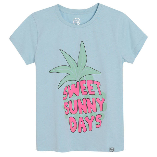 Тениска с къс ръкав, цвят: Светло син