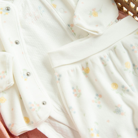 Комплект, цвят: Бял