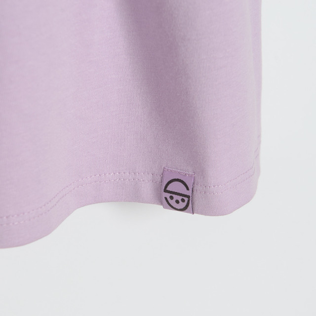 Рокля с къс ръкав, цвят: Светло виолетов