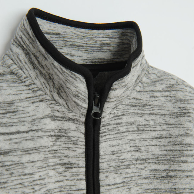 Блуза с дълъг ръкав, цвят: Светло сив