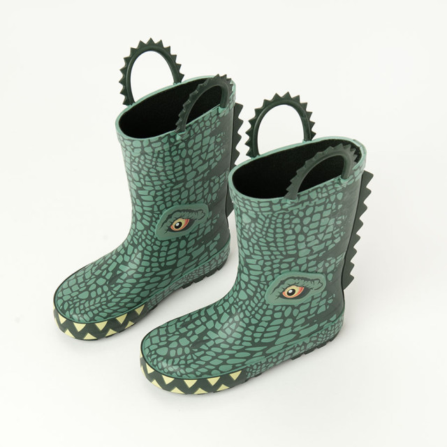 Гумени ботуши, цвят: Каки