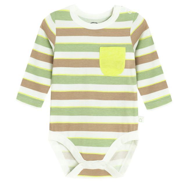 Боди с дълъг ръкав, цвят: Син