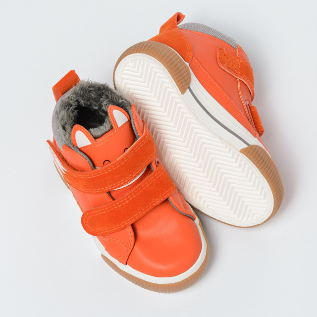 Високи обувки, цвят: Оранжев