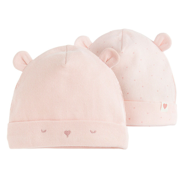 Шапка 2бр., цвят: Розов